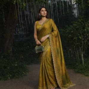 meher green embroidered salwar set