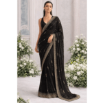 zaraat noir saree