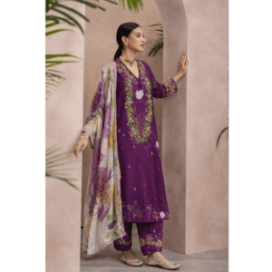 afsana amethyst suit set
